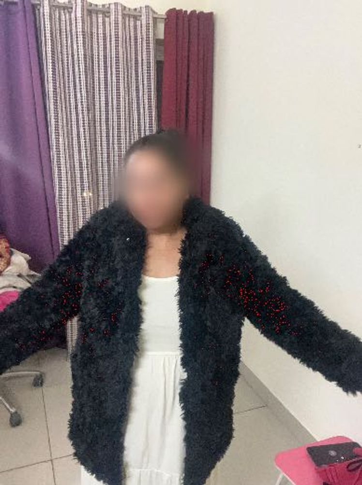 Black Faux Fur Jacket