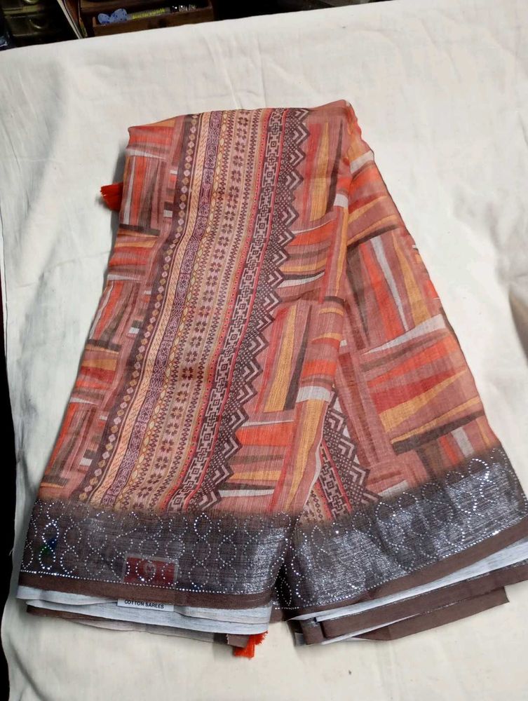 Lenin Stone Work Saree