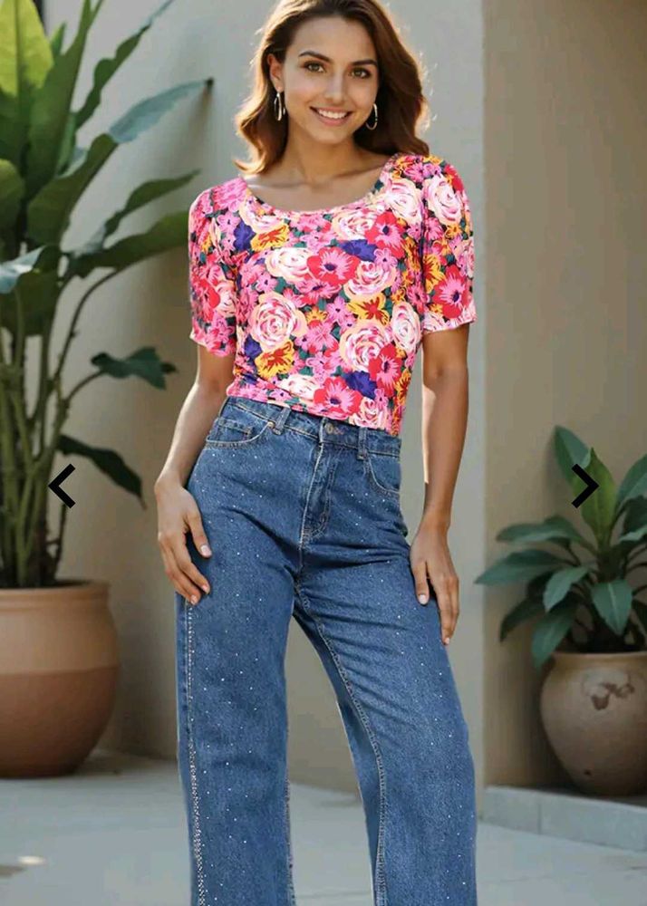 Floral Print Top
