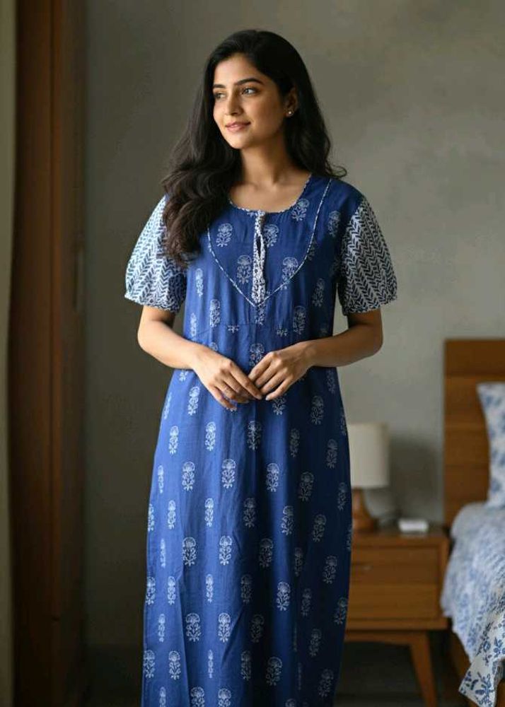 Floral Print Nighty