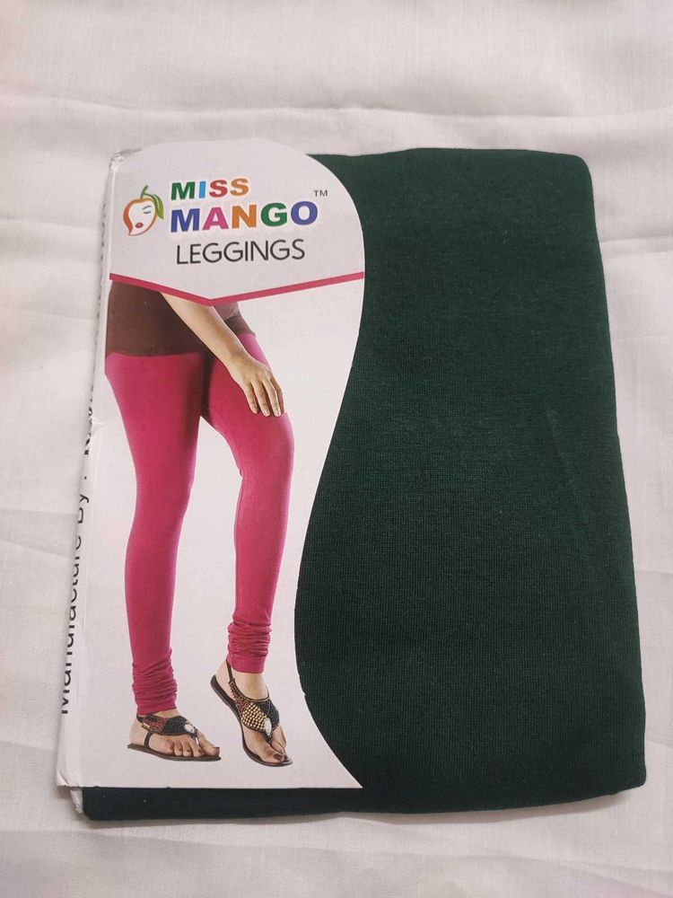 Dark Green Leggings New