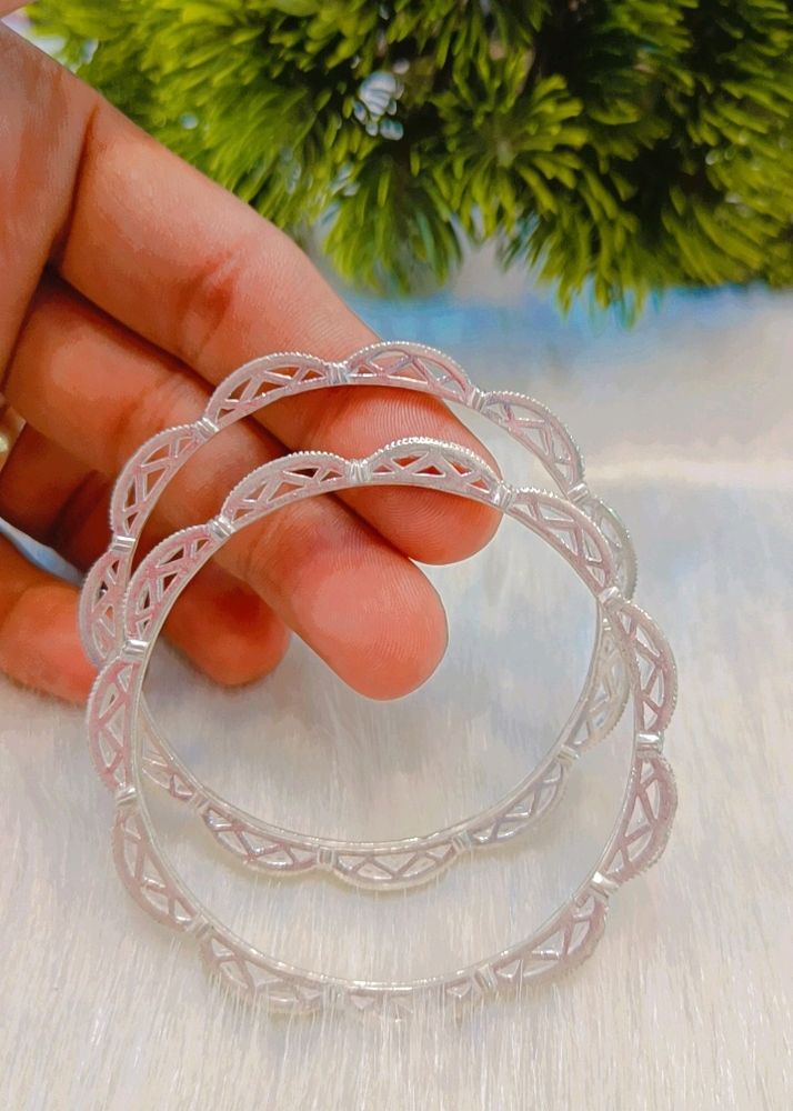 Pure Silver Bangles ✨