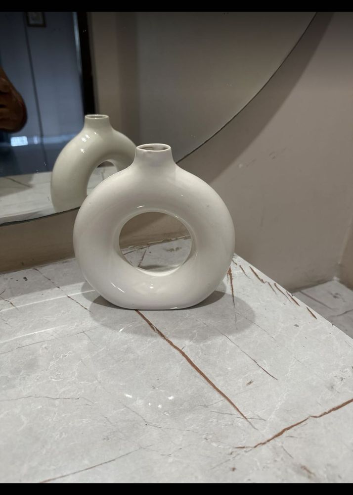 Ceramic Vase - Pure White