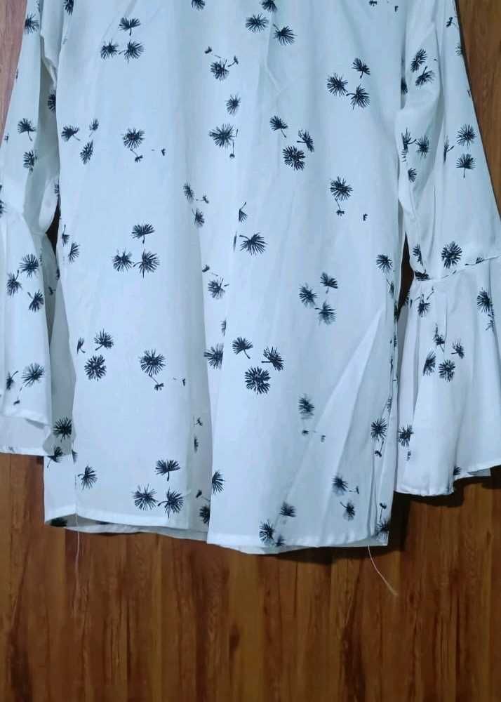 White Floral Top