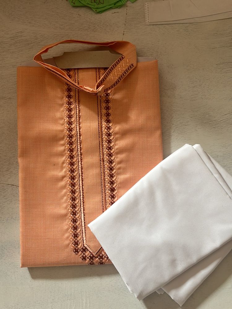 New Unstitched Kurta Pajama Set