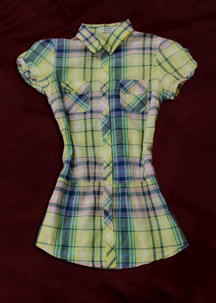 Y2K Fitted Vintage Button Down Blouse