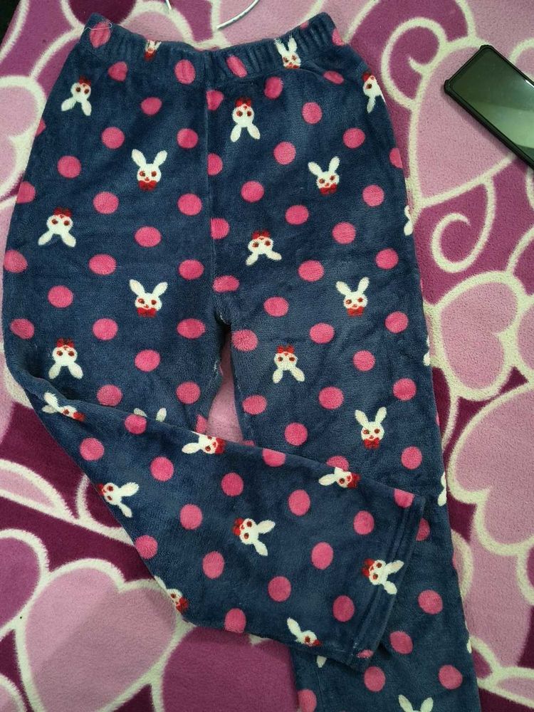 Cozy Bunny Print Lounge Pants