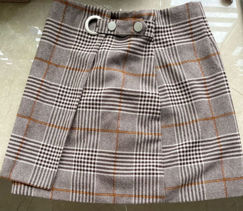 Plaid Mini Skirt