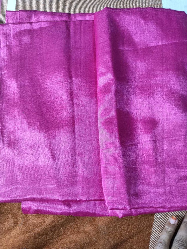 Pink nd orange plane Dress Material