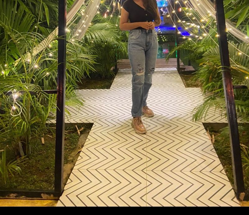 Distressed Denim Jeans