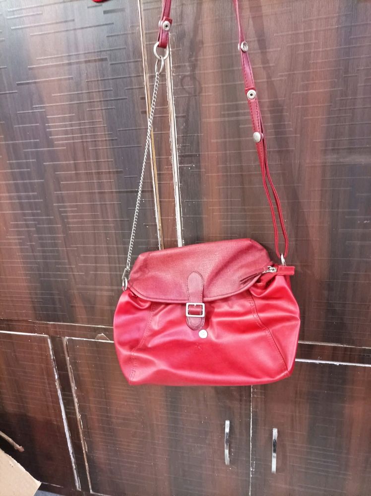 Baggit Red Bag In New Condition. No Damage