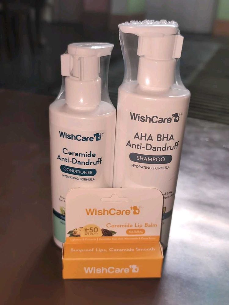Wishcare Collection Shampoo Conditioner Lipbalm
