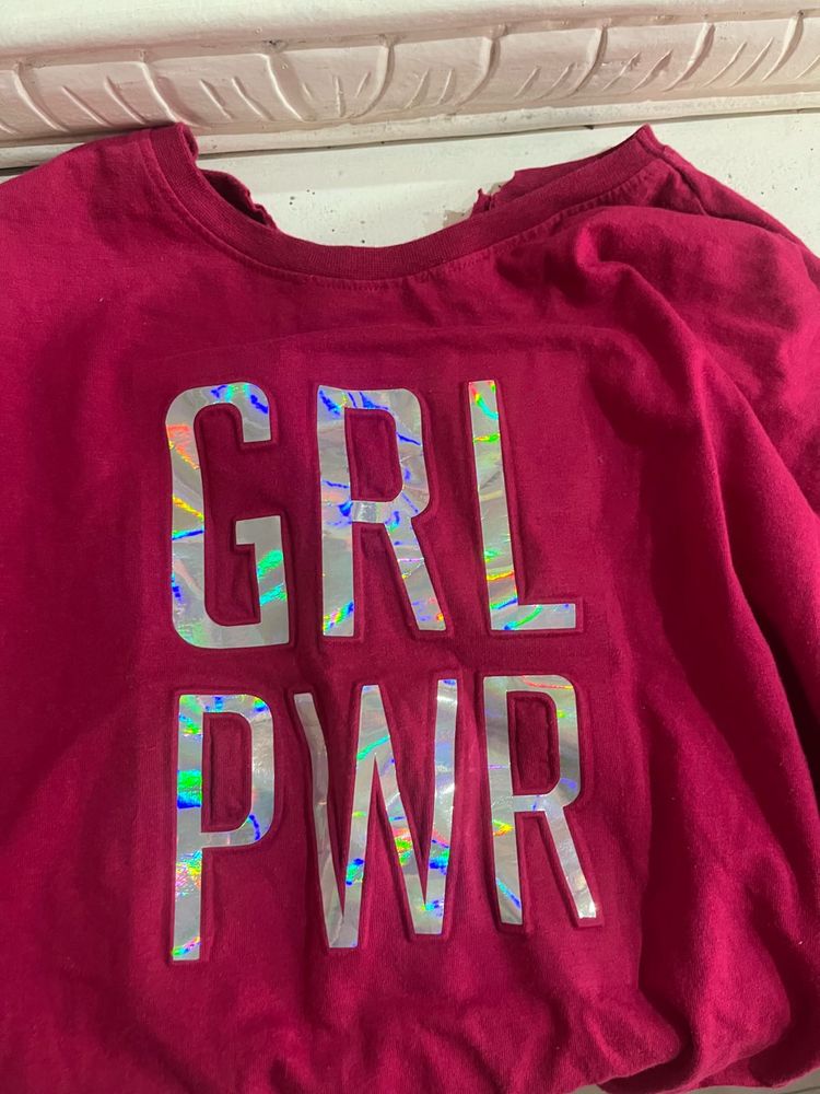 GRL PWR Graphic Tee