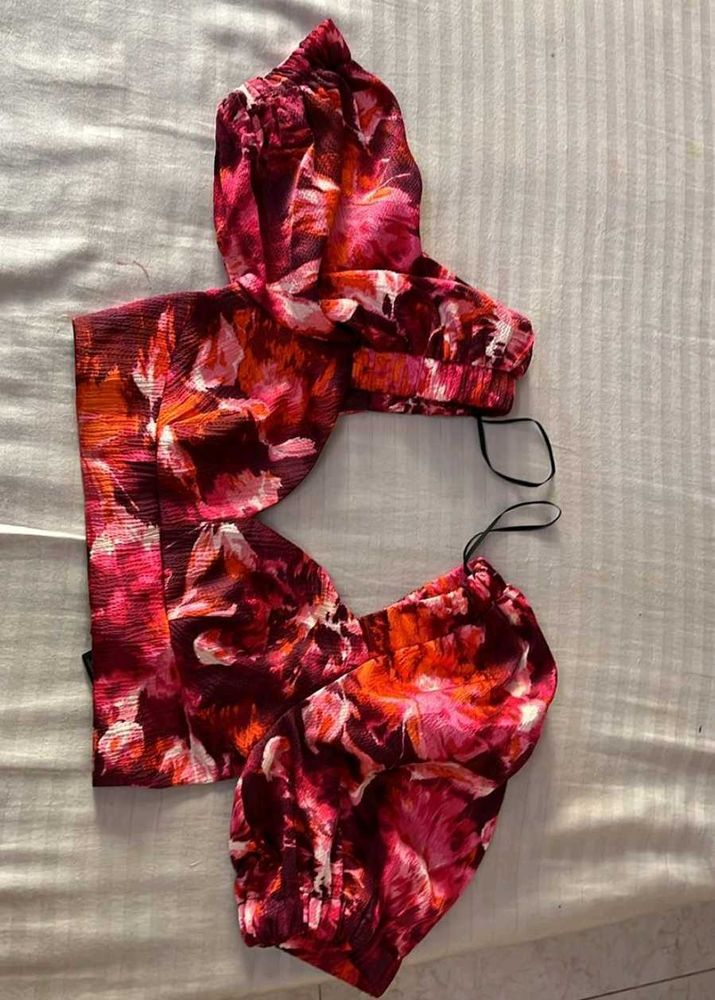 Multicolored Crop Top