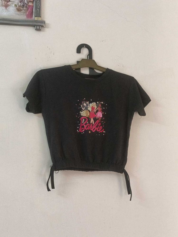 Black Crop Top