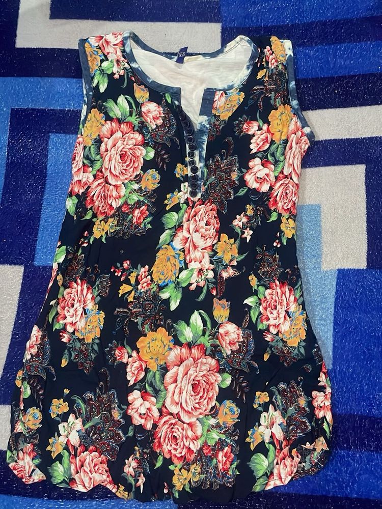 Floral Sleeveless | Half Sleeve Top