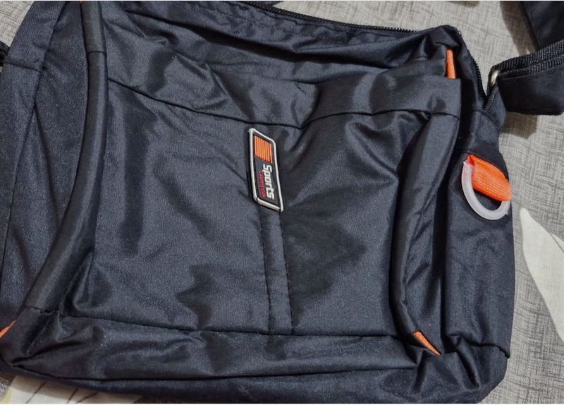 Black Sports Sling Bag