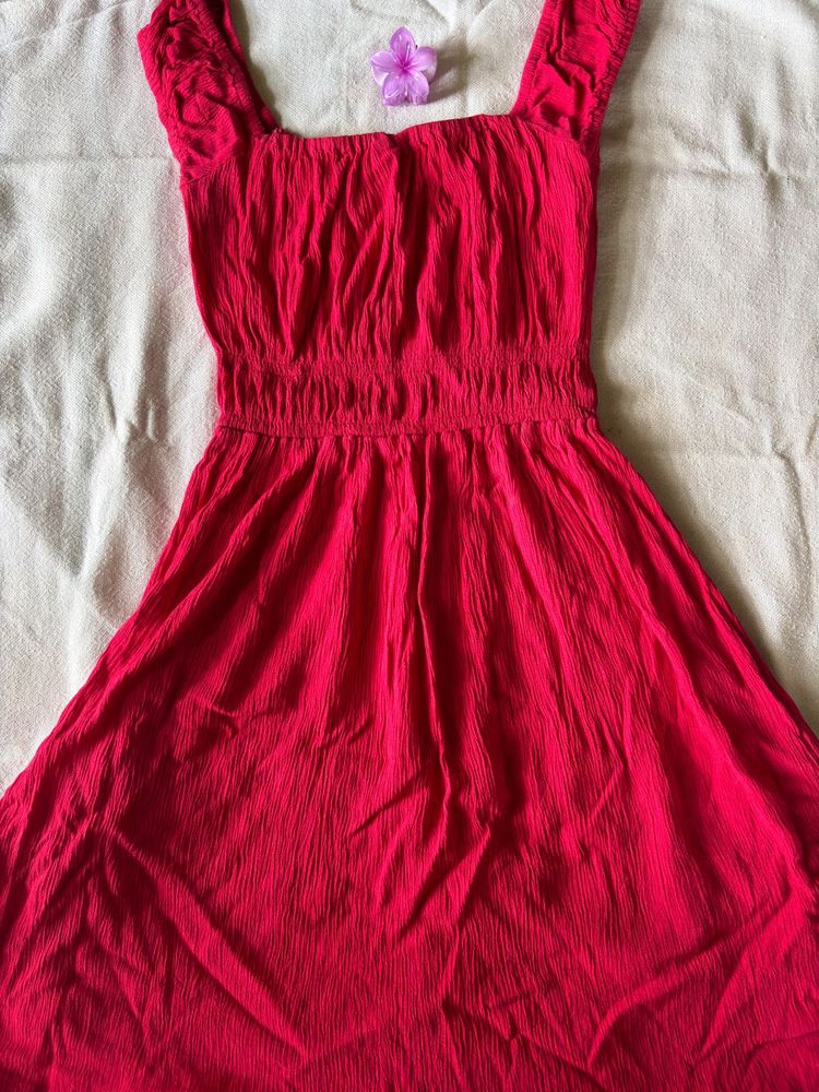 WESTSIDE NUON RED MINI DRESS🎀🦋
