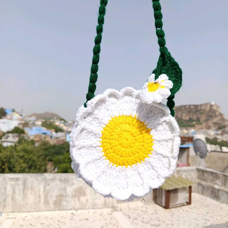 Crochet sunflower sling bag 🌻🧶🎁