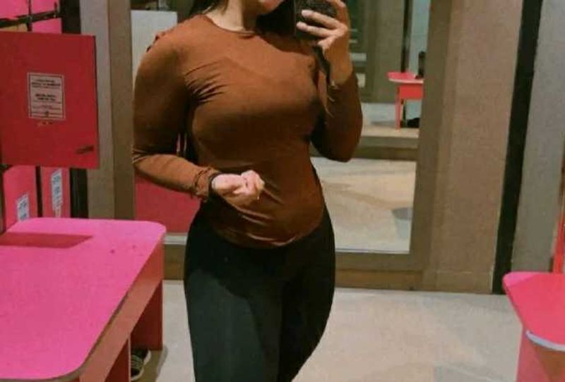 coffee brown long sleeve top