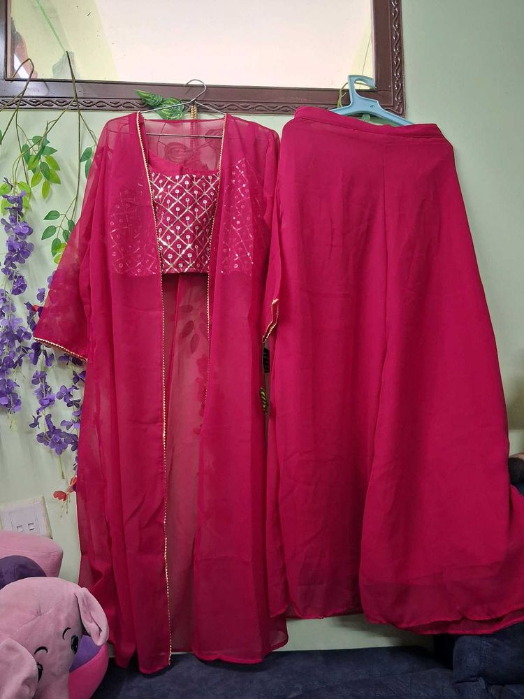 Elegant Pink Kurta Set