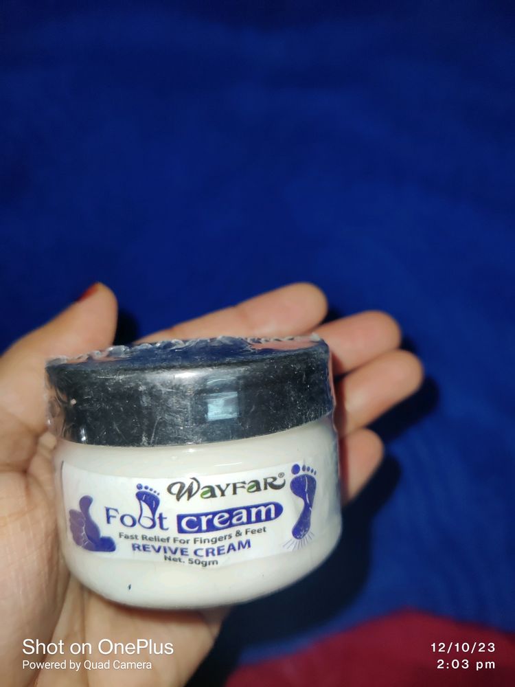 WaYFaR Foot Crack Cream For Dry Cracked Heels &amp; Feet (50gm) Pack of 1