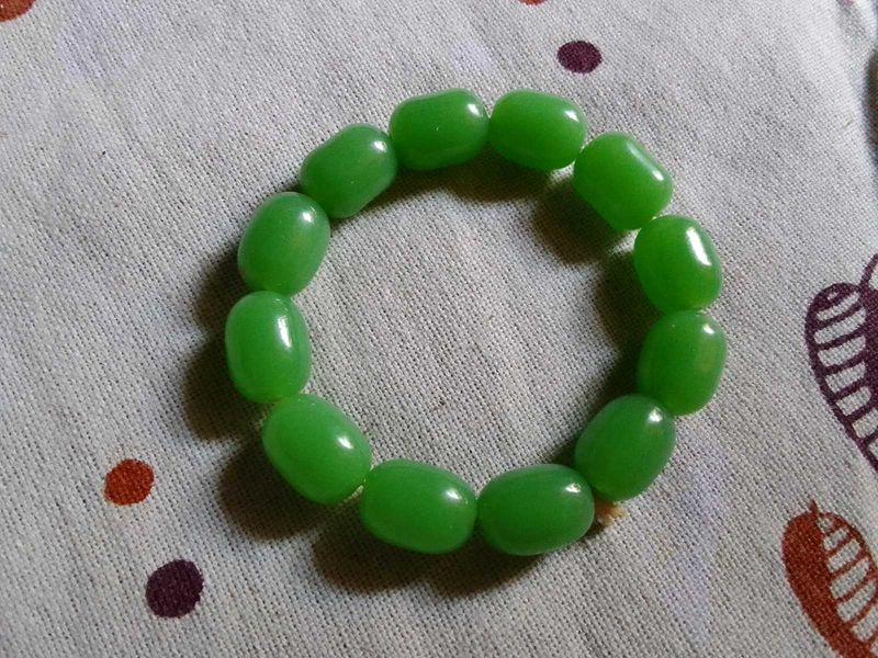 Green Beaded Bracelet