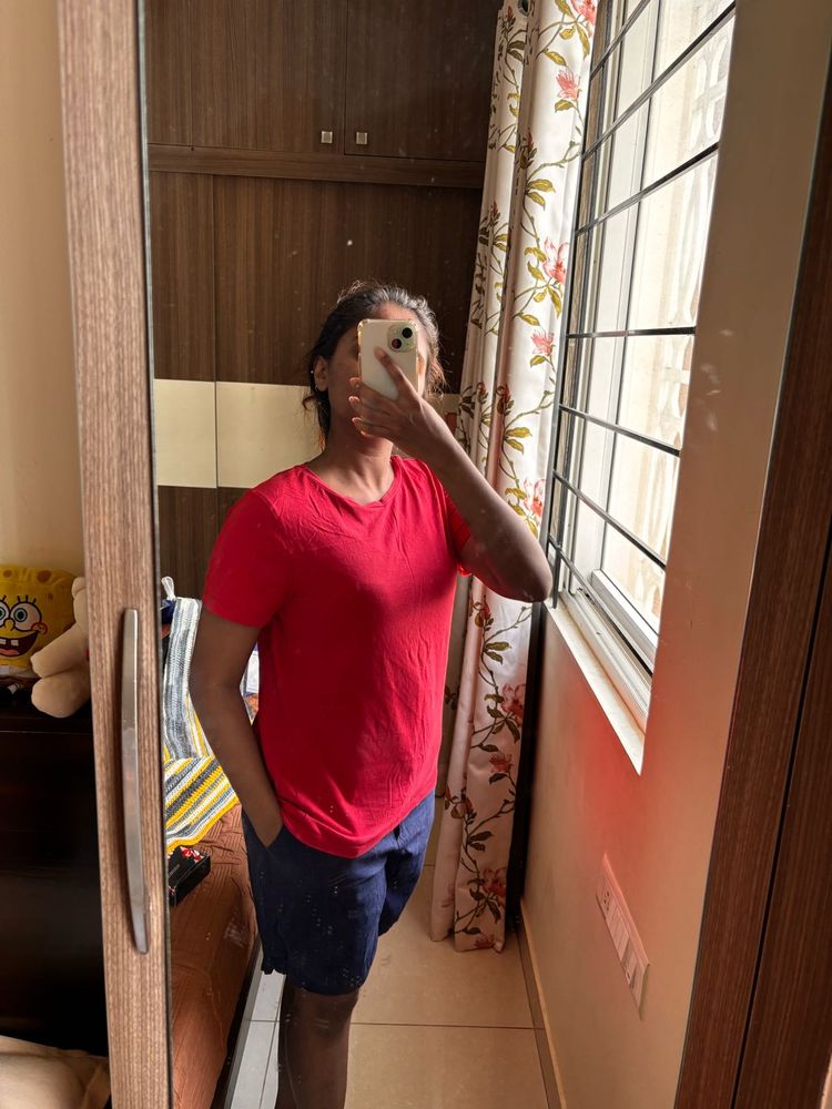 Bright Red Gym Shirt