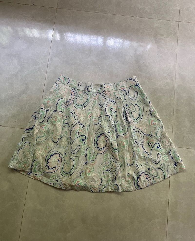 Paisley Print Skirt 🦋