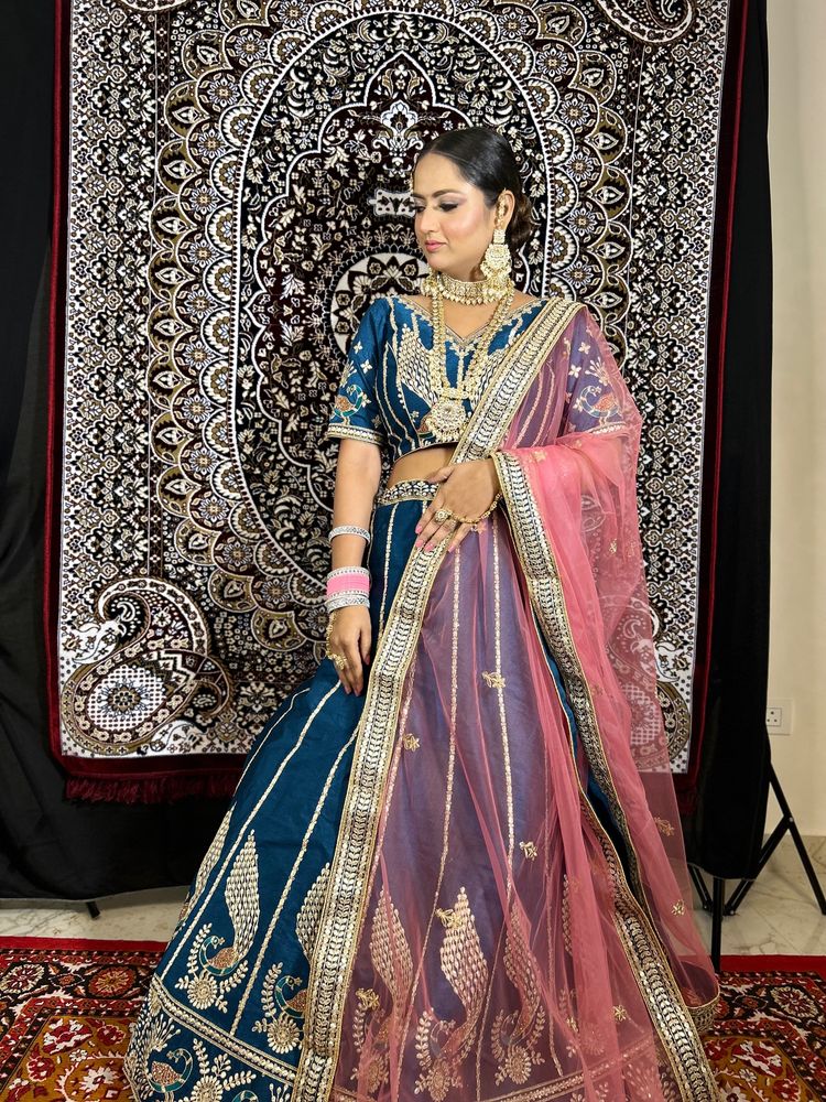 Elegant Blue Lehenga