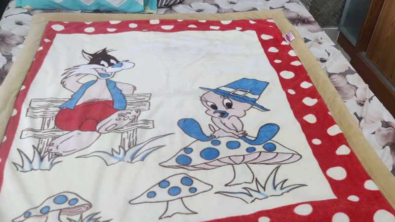 Kids Cartoon Blanket (0–5 Years) – Soft, Cozy &amp; 6