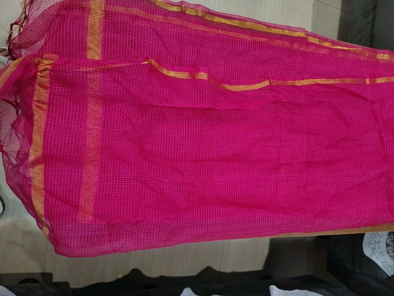 Magenta Net Dupatta