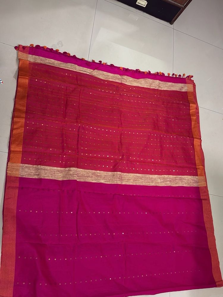 Elegant Pink Saree