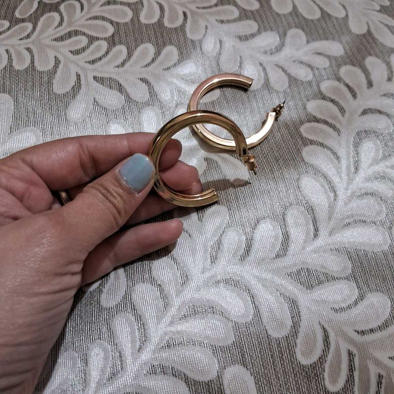 Gold Hoop Earrings