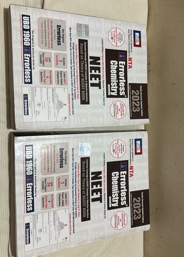 NEET Chemistry Errorless 2023