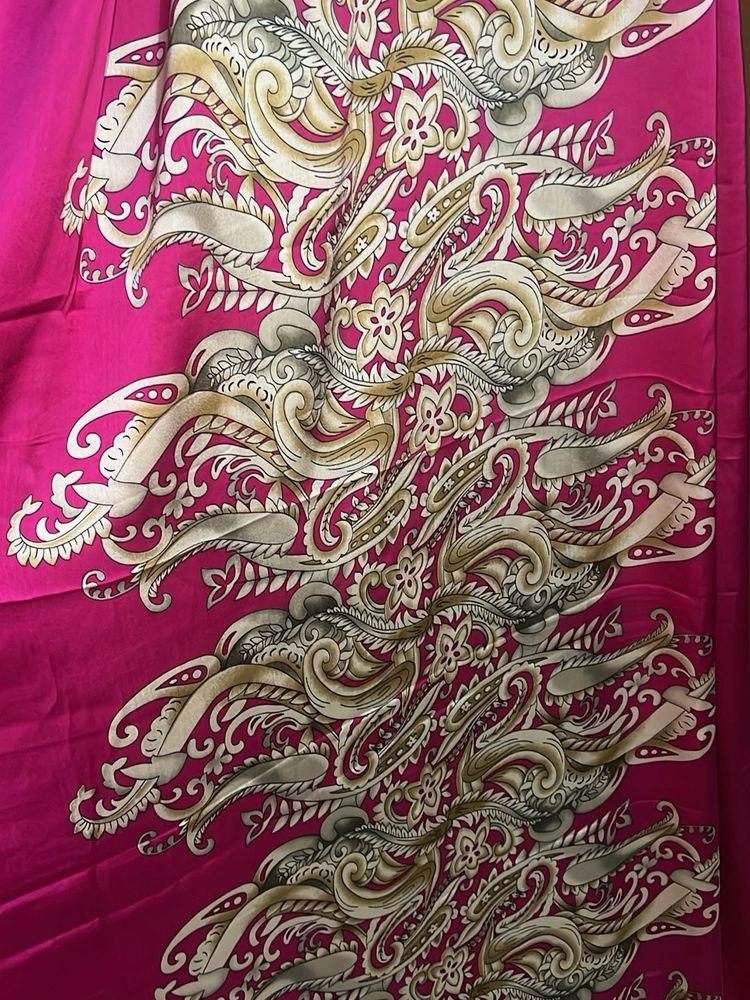 Rose (Pink) Printed Imported Fabric