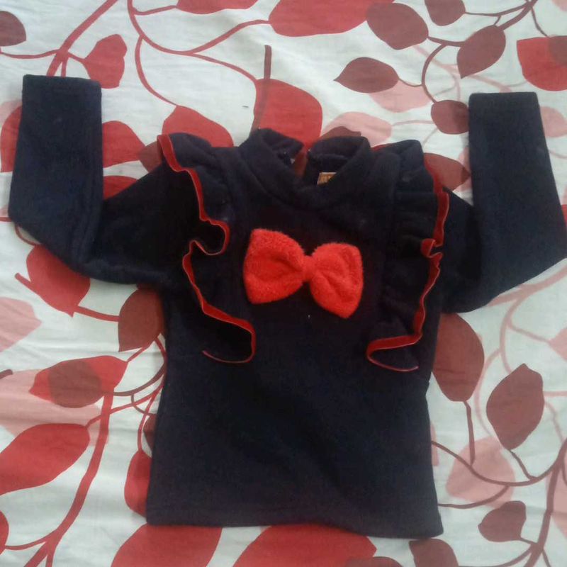 Woolen Top For 1 Year Girl