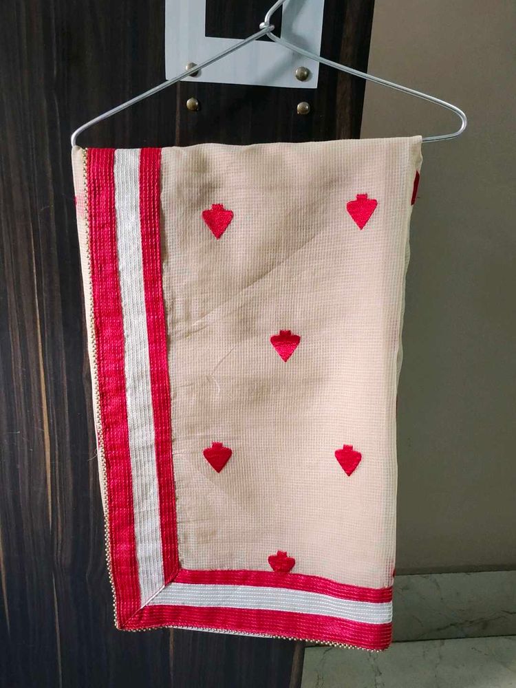 Elegant Embroidered Saree
