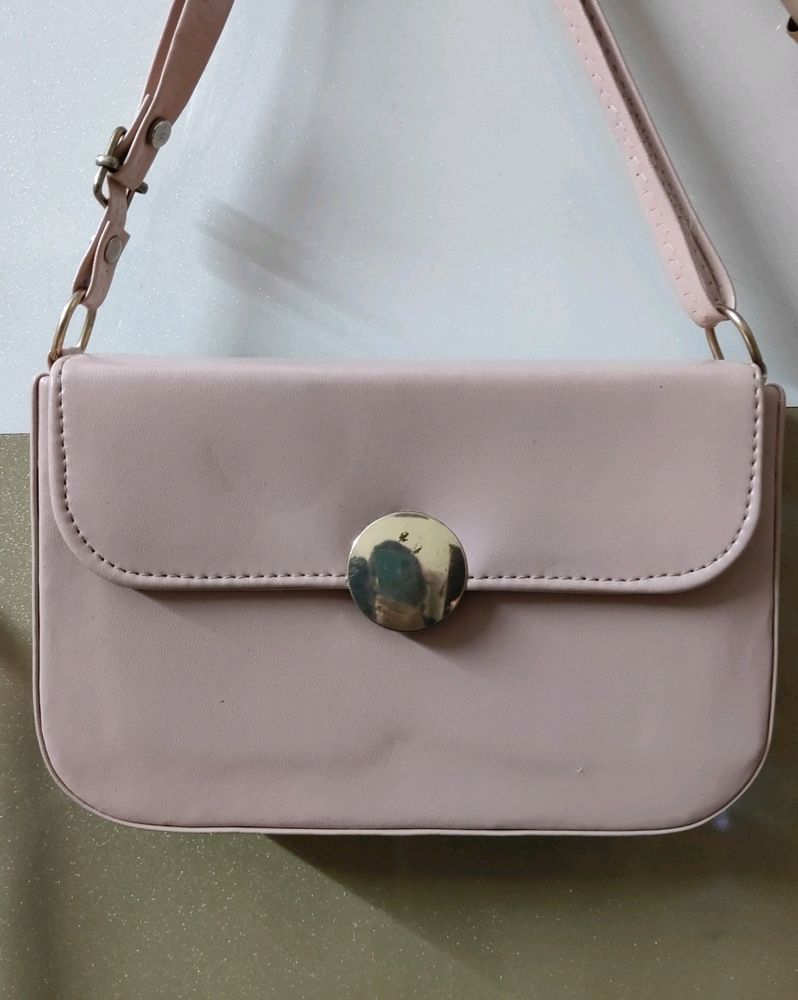 A Cute Peach Sling Bag