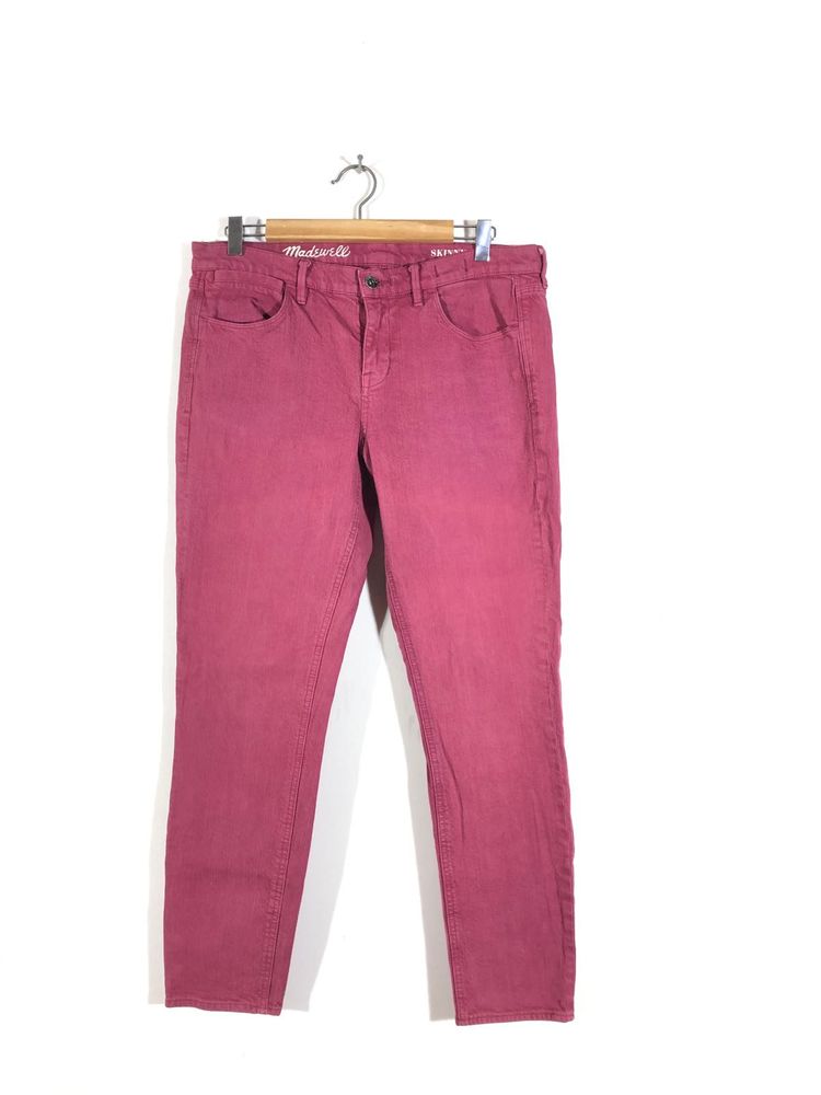 Madewell Pink Skinny Fit Jeans (Women’s)