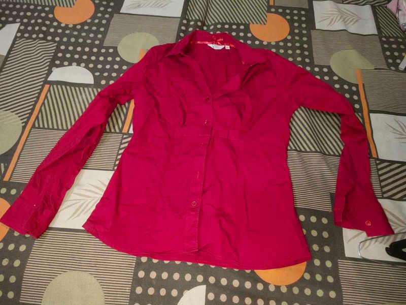 Women Buttoned Office Shirt