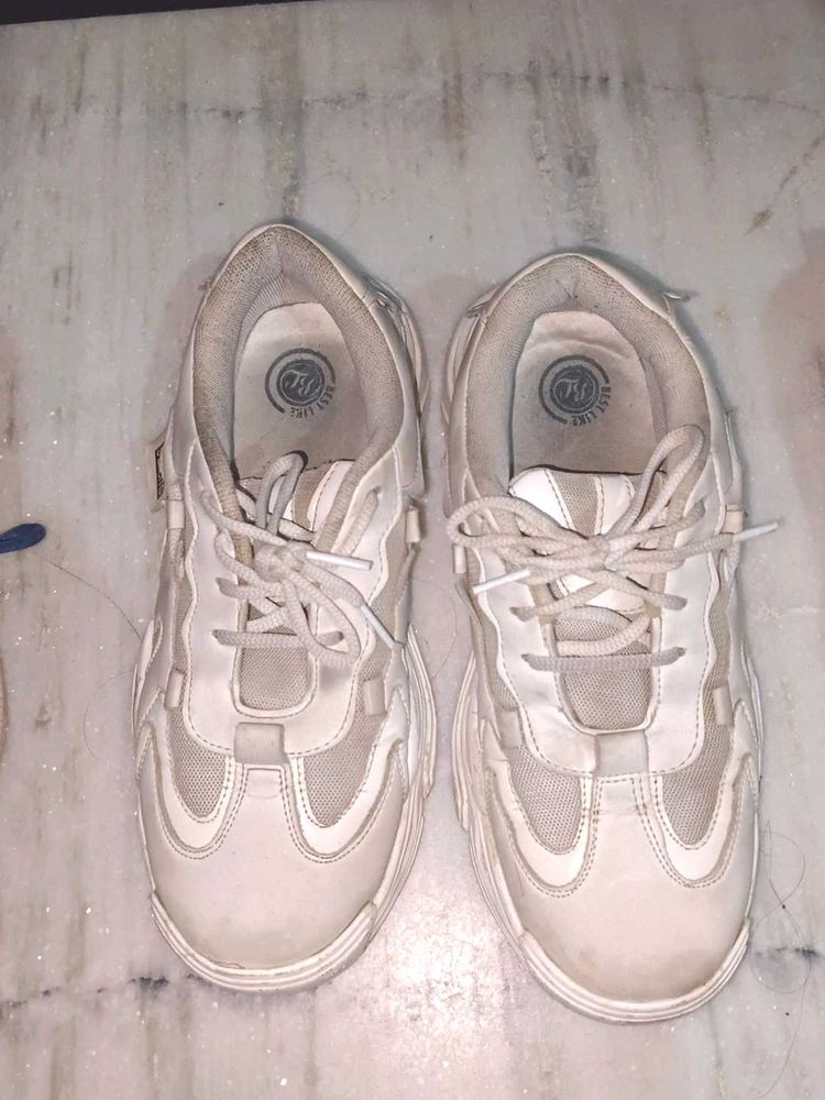 Stylish White Sneakers