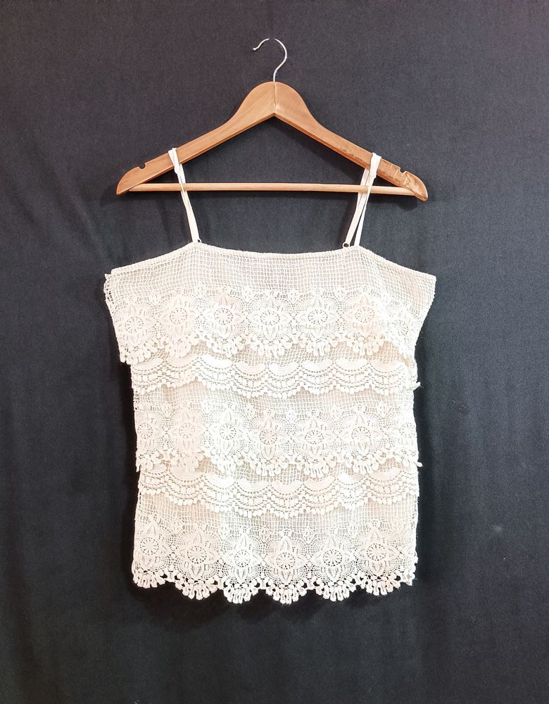 OffWhite Sleevless Top
