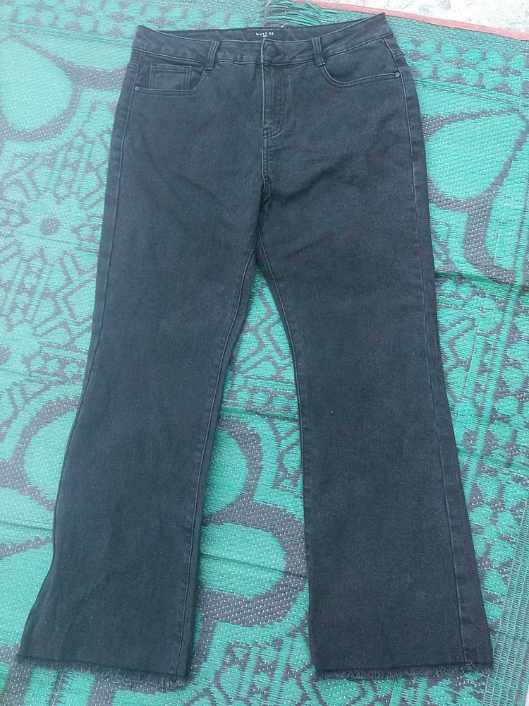 Black Flare Jeans