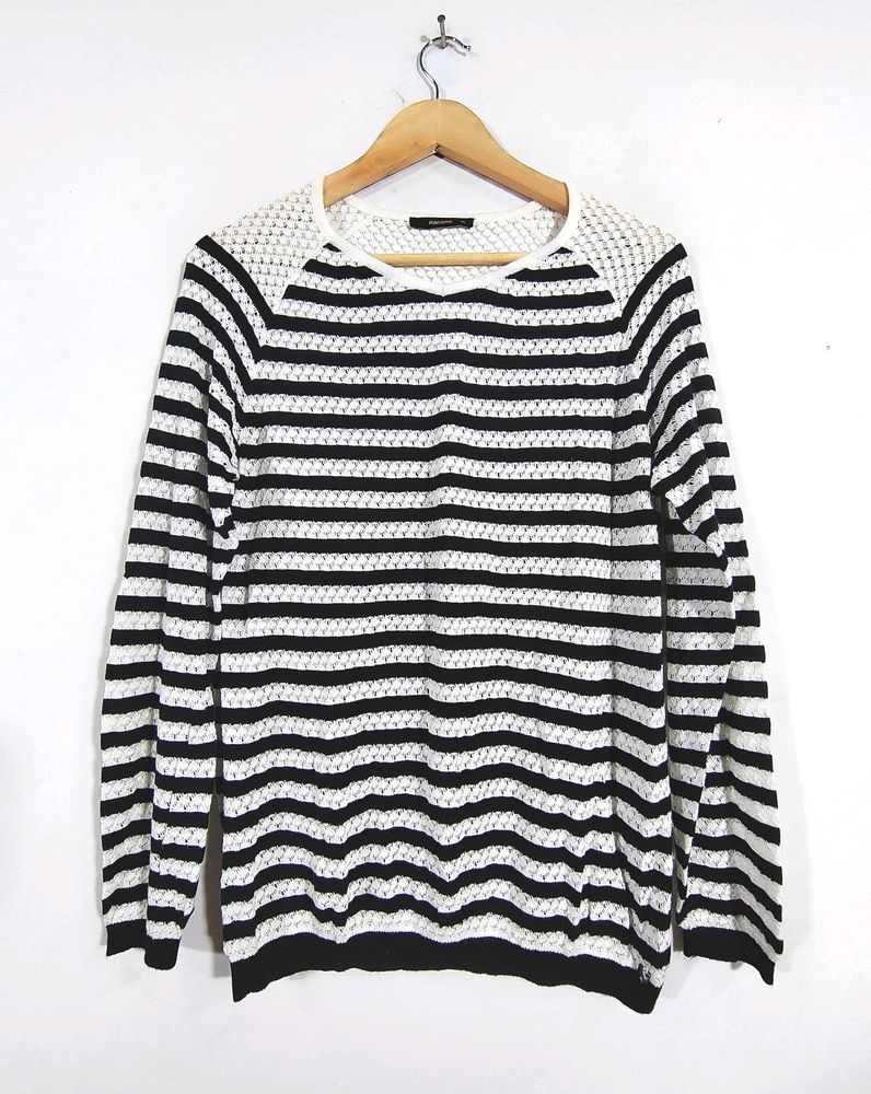 Medame Black And White Top ( Women)