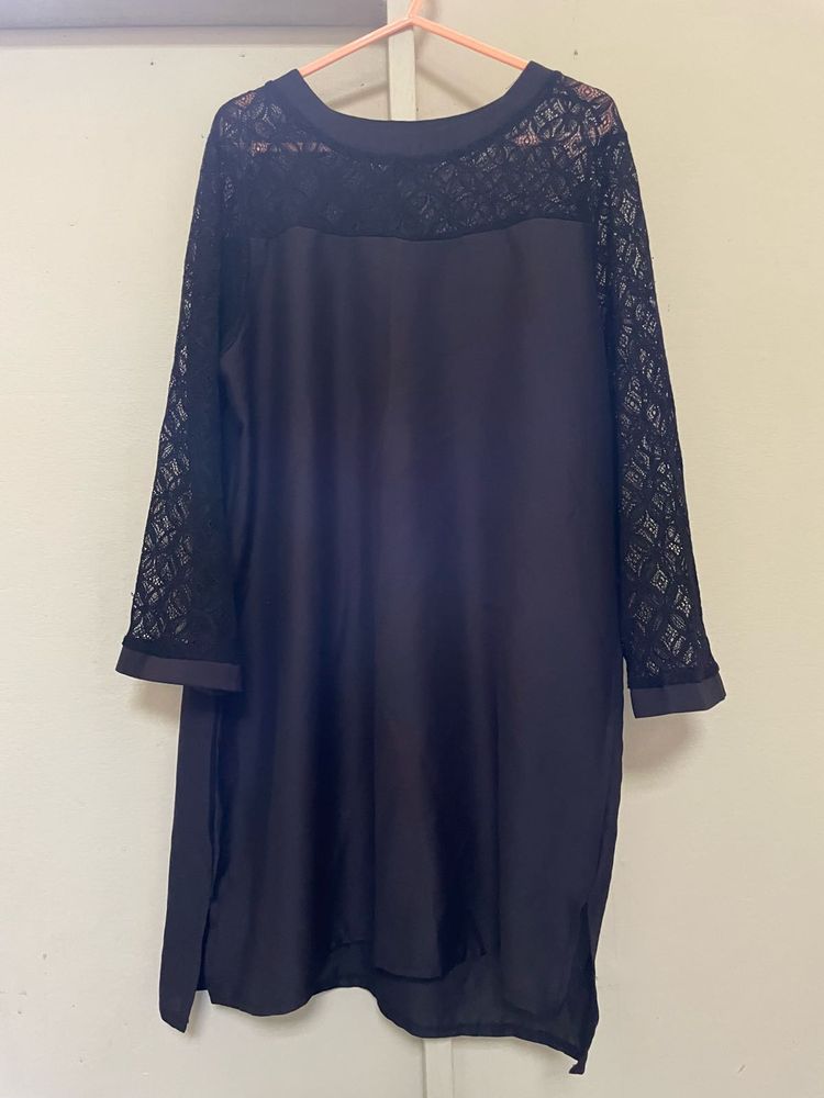 Black Western Top