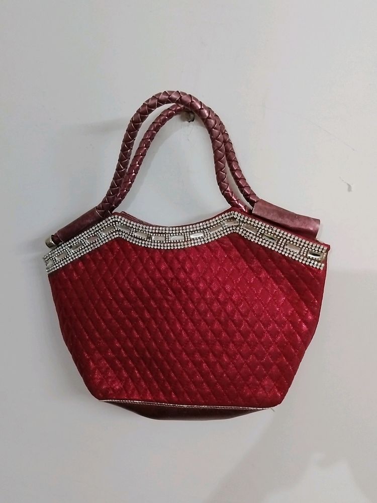 Bridal Red Hand Bag