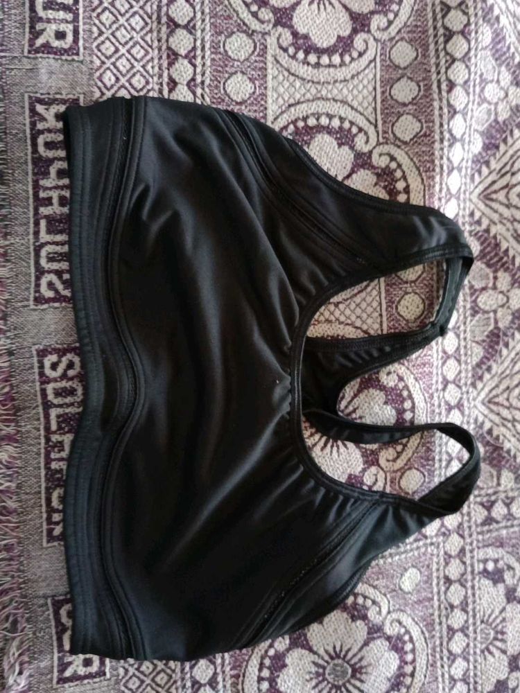Black Sports Bra