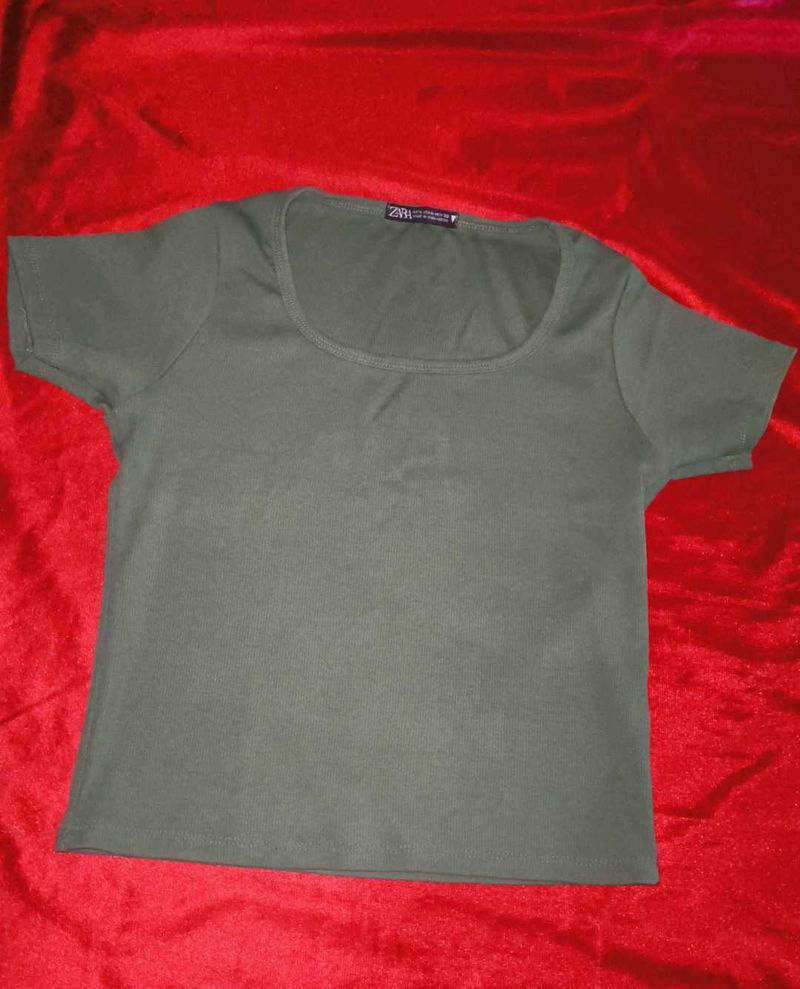 Olive Green Tee