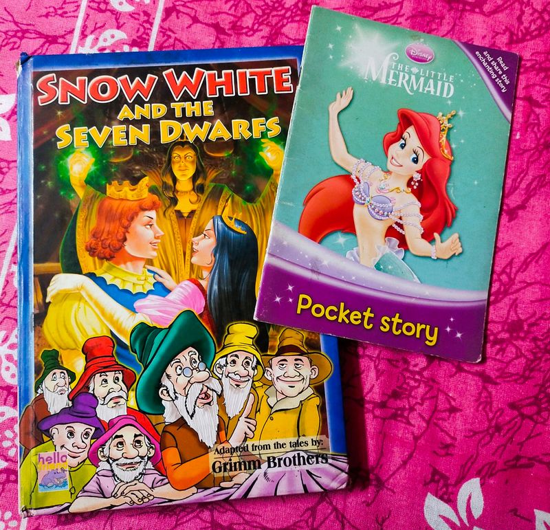 Set Of 2 Disney Princess Books
